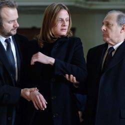 Miguel y Vicente, junto a Paula