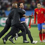 Un espontáneo se cuela en la Semifinal del Mundial 2010