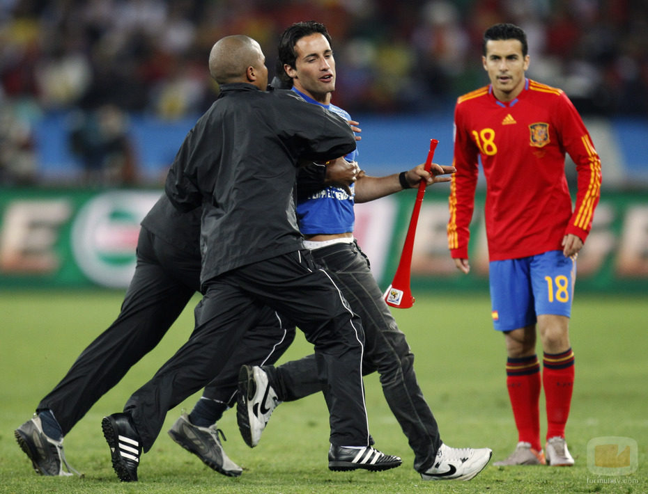 Un espontáneo se cuela en la Semifinal del Mundial 2010