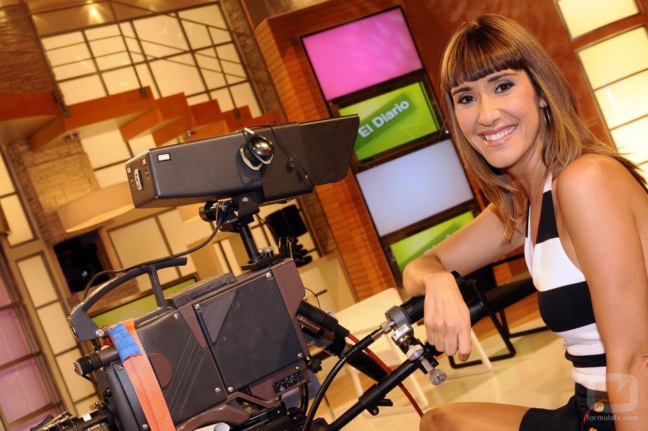 Sandra Daviú, con una cámara