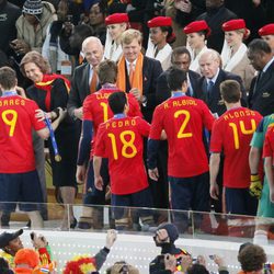 La Selección Española, recibida por las autoridades