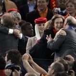La Reina felicita a Vicente del Bosque