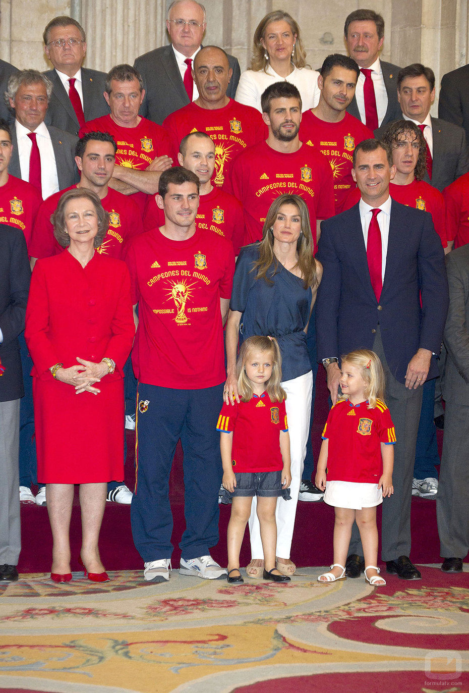 La Selección Española en el Palacio Real