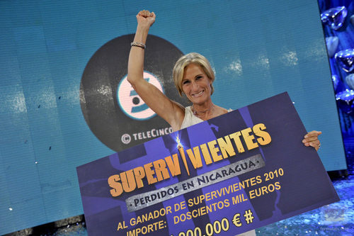 María José Fernández, ganadora de 'Supervivientes 2010'