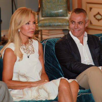 Carmen Lomana y Jordi González en 'Las joyas de la corona'