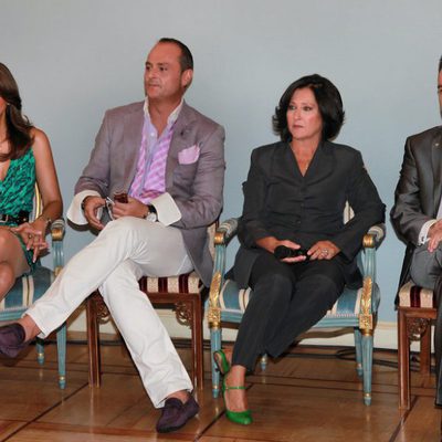 Los profesores de 'Las joyas de la corona' en la rueda de prensa