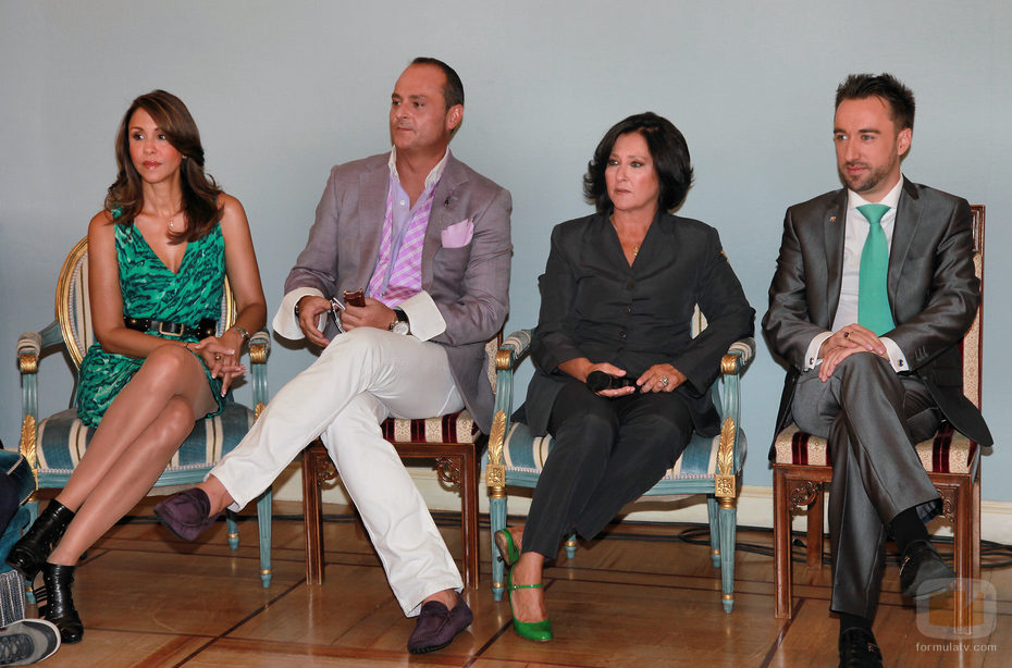 Los profesores de 'Las joyas de la corona' en la rueda de prensa