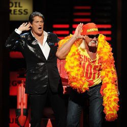 David Hasselhoff y Hulk Hogan