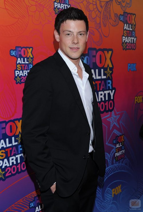 Cory Monteith en la fiesta All Star de FOX