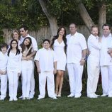 Los protagonistas de 'Modern Family' de blanco