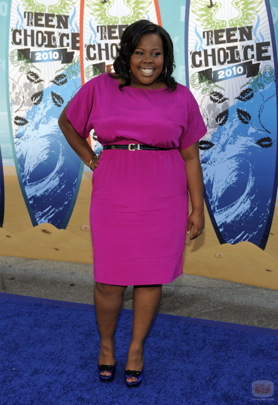 Amber Riley en los Teen Choice 2010