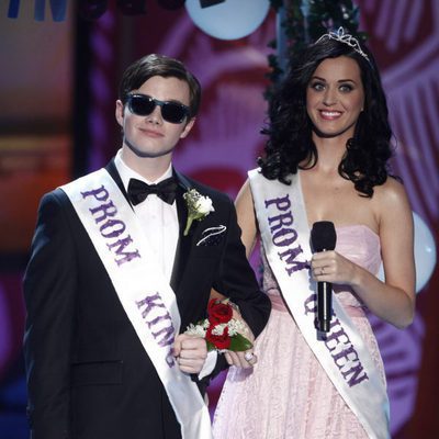 Chris Colfer y Katy Perry