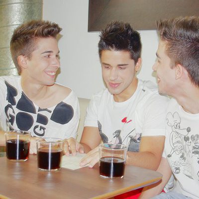 Alberto, Miguel y Carlos Frigenti