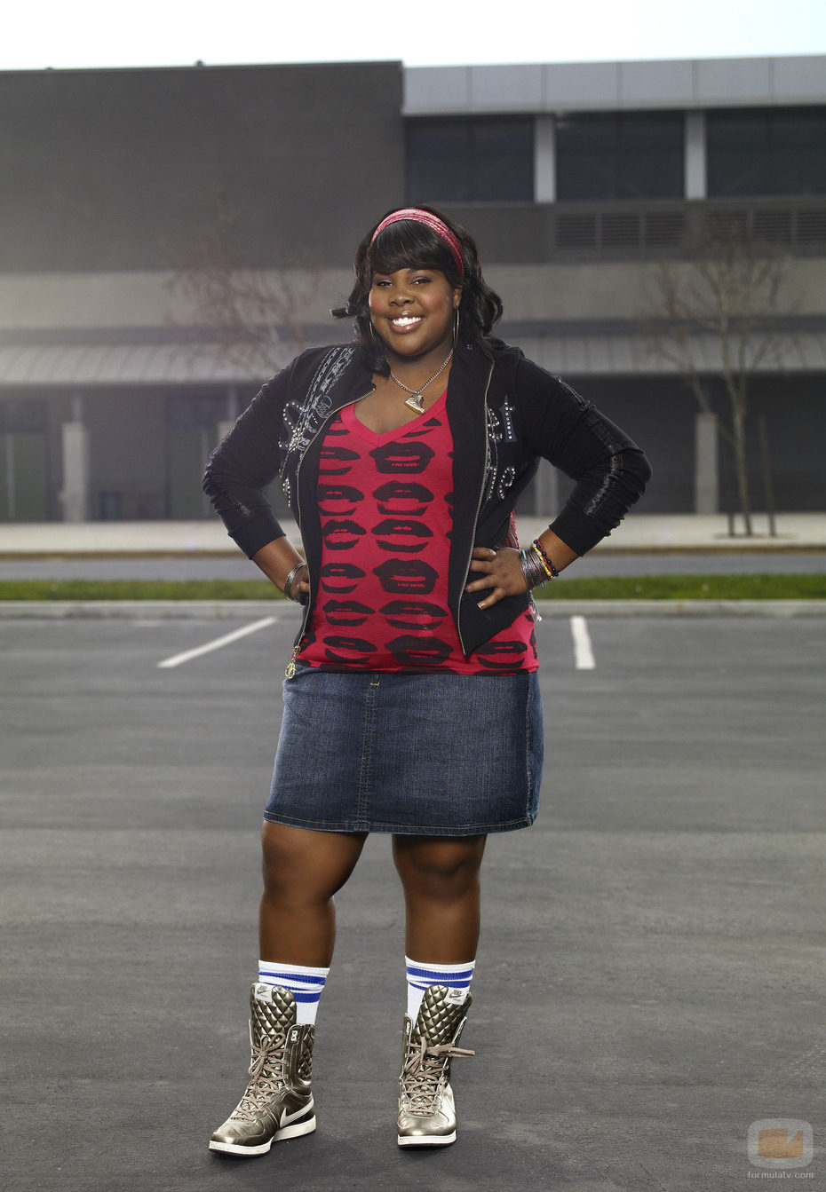 Amber Riley es Mercedes Jones