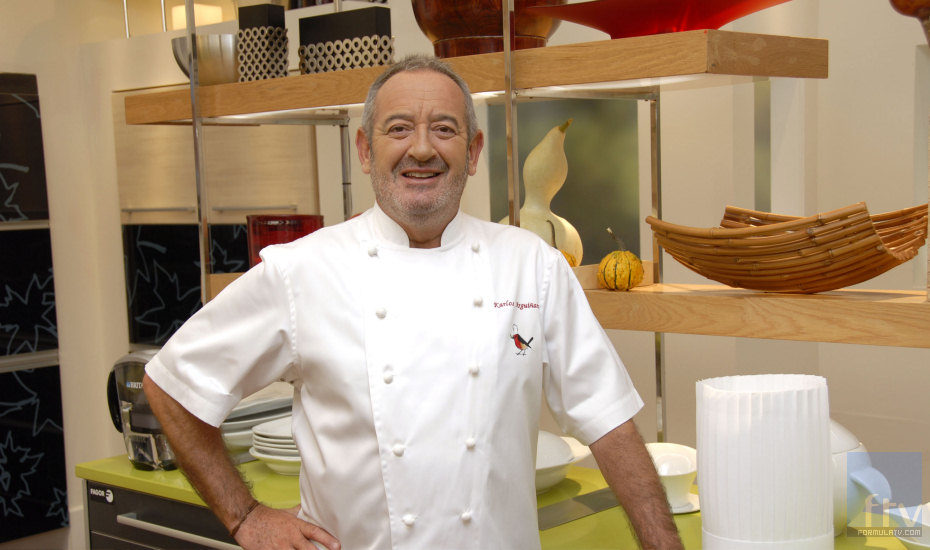 Karlos Arguiñano se quita el gorro para presentarnos su nueva cocina