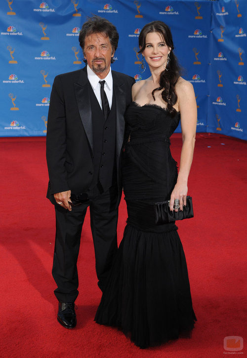 Al Pacino y Lucila Sola en los Emmy