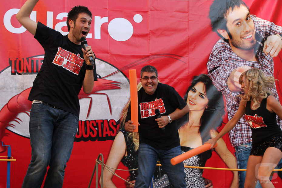 Los presentadores de 'Tonterías las justas' en Astorga