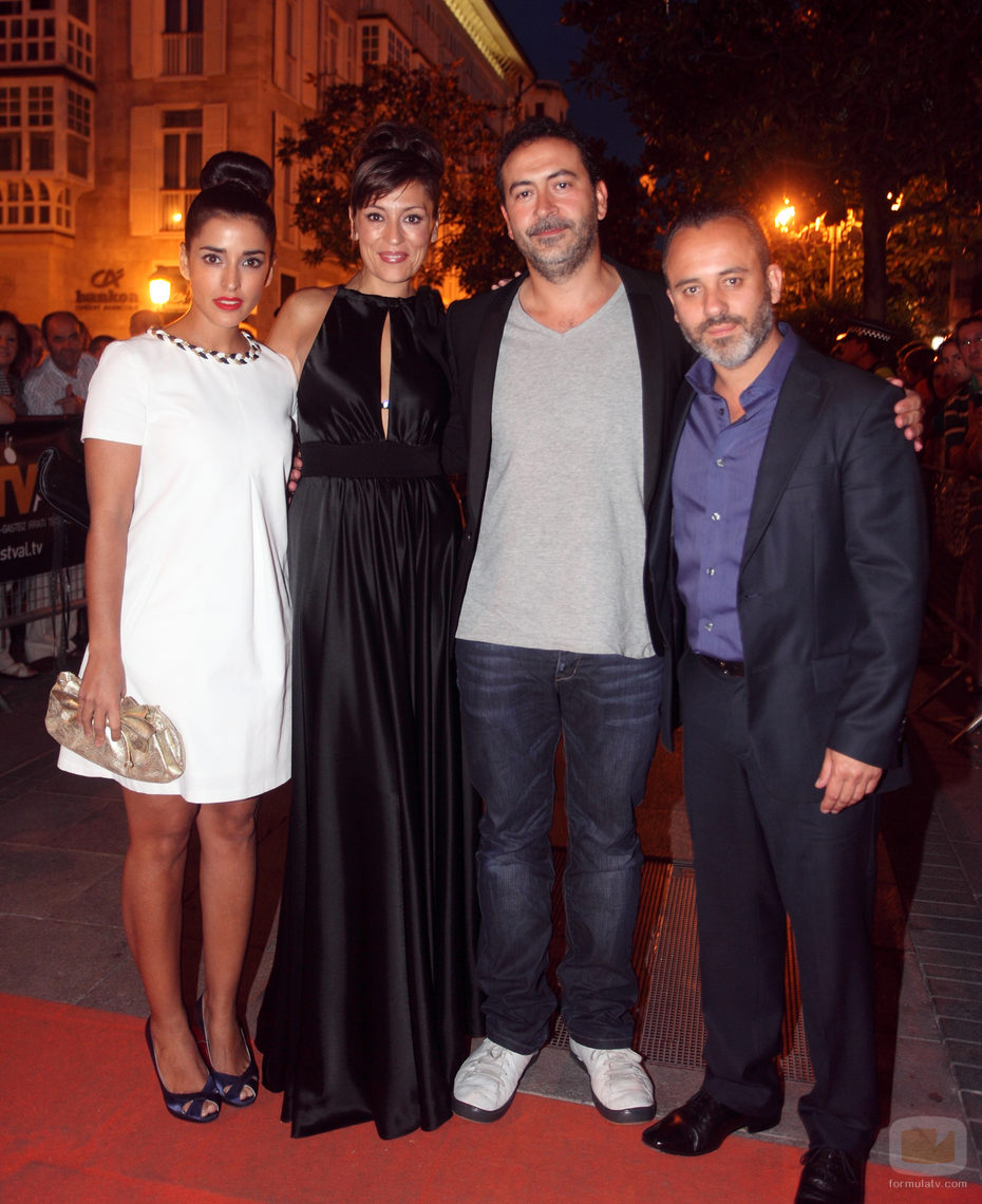 Inma Cuesta, Pepa Aniorte, Santiago Molero y Javier Gutiérrez