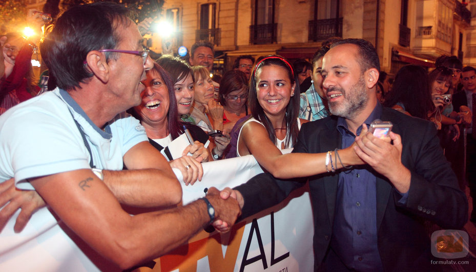 Javier Gutiérrez con sus fans