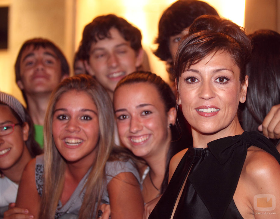 Pepa Aniorte en la alfombra roja