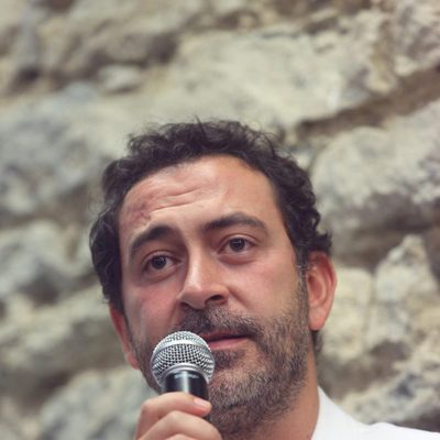 Santiago Molero en la rueda de prensa
