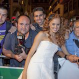 María Castro con fotógrafos