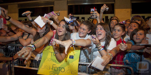 Fans de 'El internado' en Vitoria