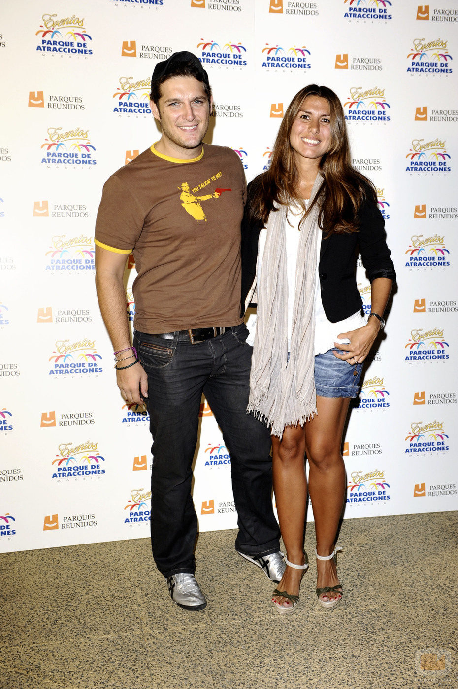 Manu Tenorio y Silvia Casas