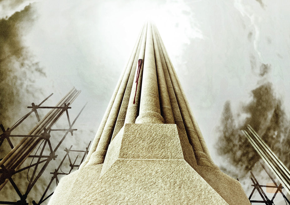 Columna sangrante de 'Los Pilares de la Tierra'