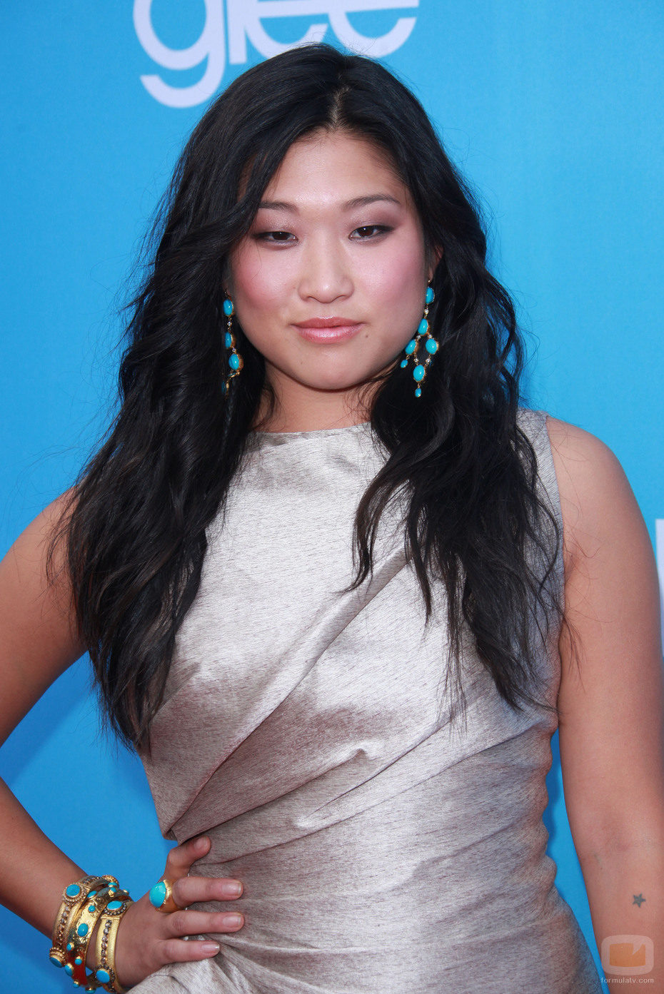 Jenna Ushkowitz en el preestreno de 'Glee'
