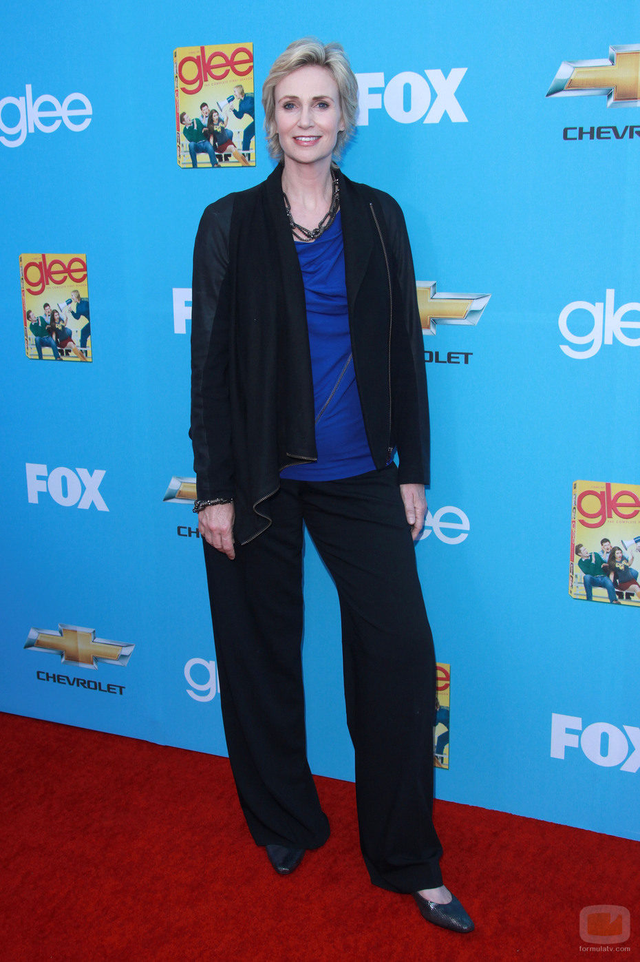 Jane Lynch en la première de 'Glee'