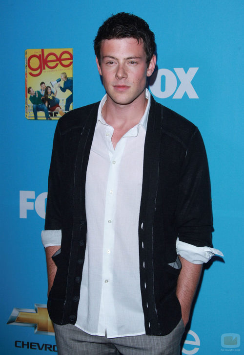Cory Monteith en el preestreno de 'Glee'