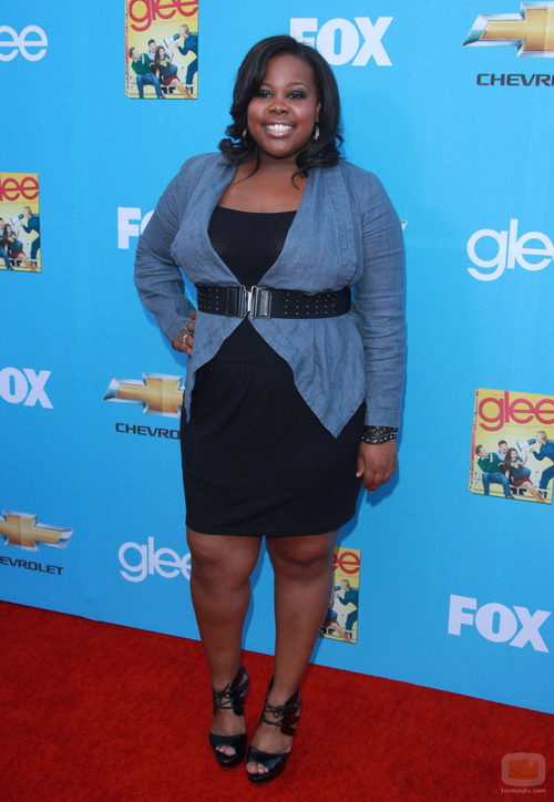 Amber Riley en la première de 'Glee'