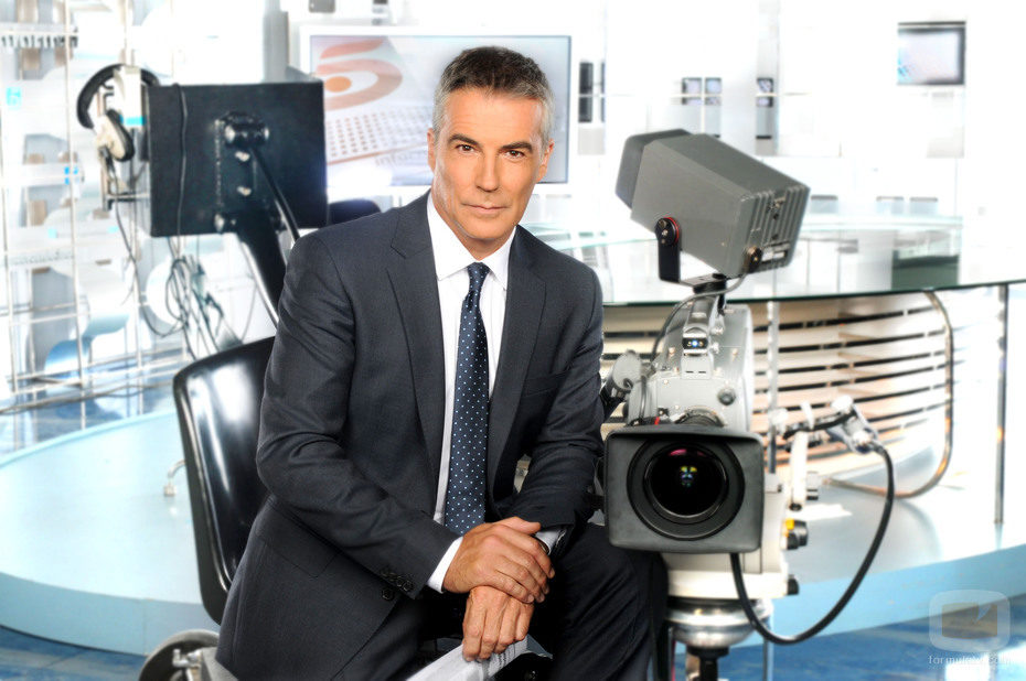 David Cantero en 'Informativos Telecinco'