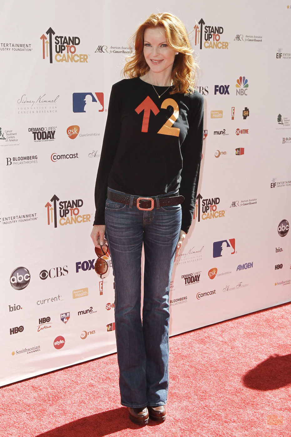 Marcia Cross en 'Stand Up to Cancer'