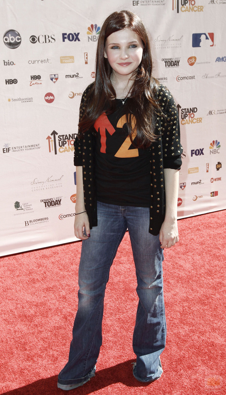 Abigail Breslin en 'Stand Up to Cancer'