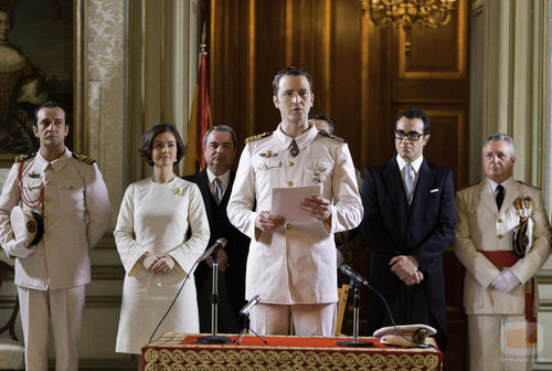 El Rey Juan Carlos da un discurso