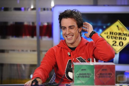 Fernando Alonso en 'El hormiguero'