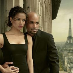 Boris Kodjoe y Gugu Mbatha Raw