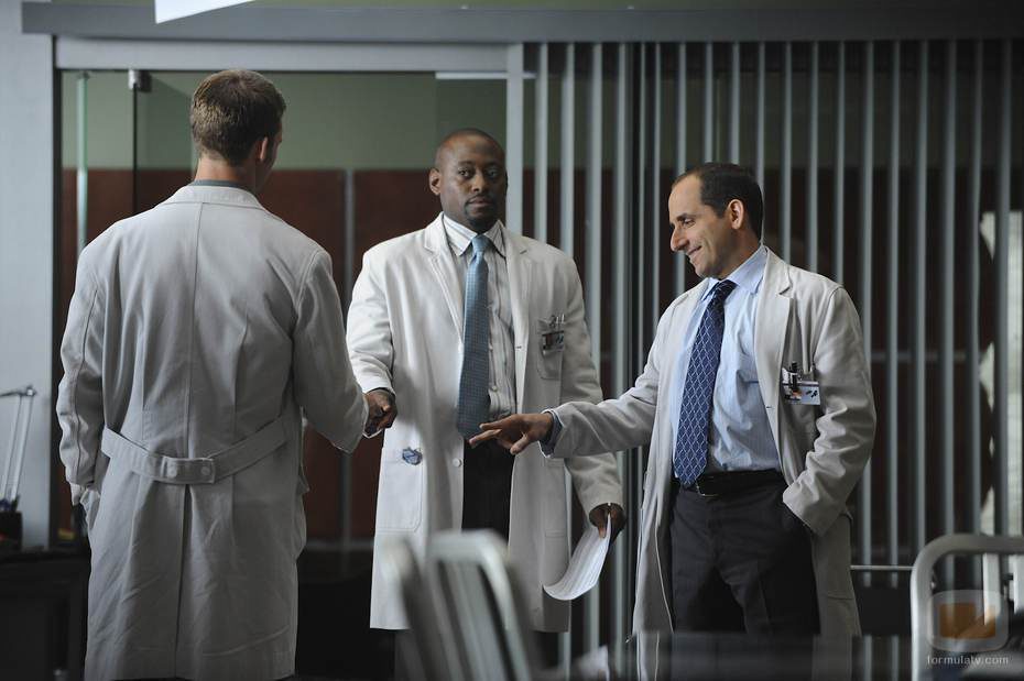Peter Jacobson, Omar Epps y Jesse Spencer en 'House'