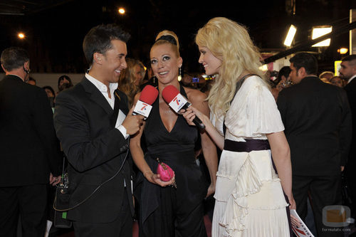 Belén Esteban, con los medios