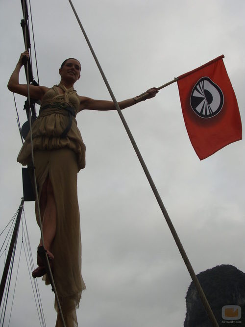 Raquel Sánchez Silva en el programa de Cuatro, 'Pekín Express'
