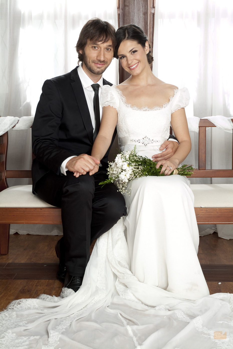 Retrato de bodas de Fermín y María