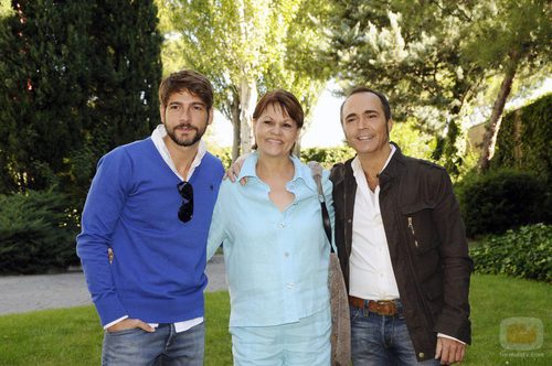 Félix Gómez, Celia Castro y Juan Ribó