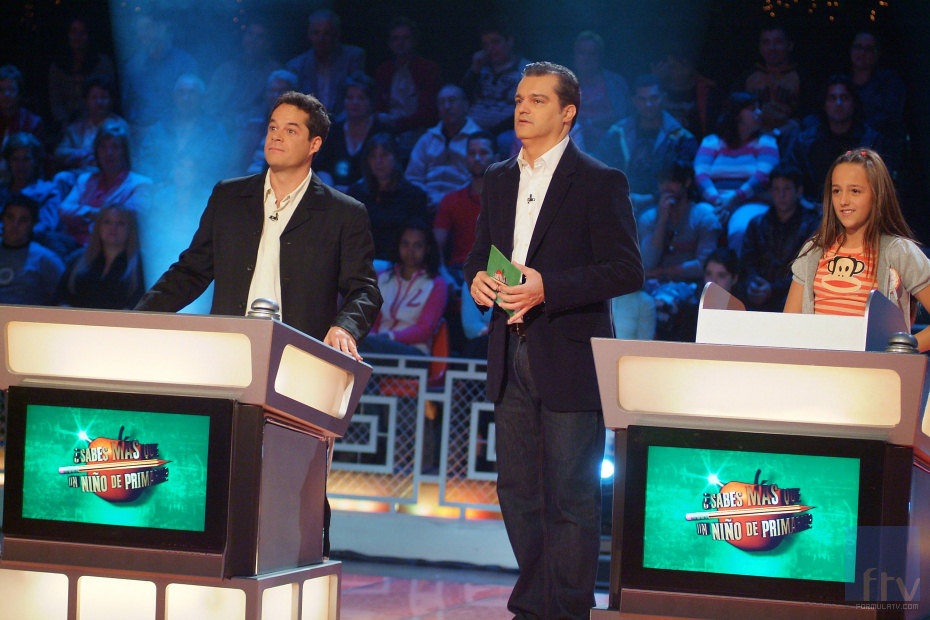 Jorge Sanz concursando en '¿Sabes más que un niño de primaria?'