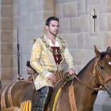 Jonathan Rhys Meyers, a caballo en 'Los Tudor'