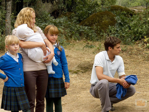 Sandra Pazos se reúne con sus hijos