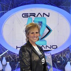 Mercedes Milá, sentada en el plató de 'GH'