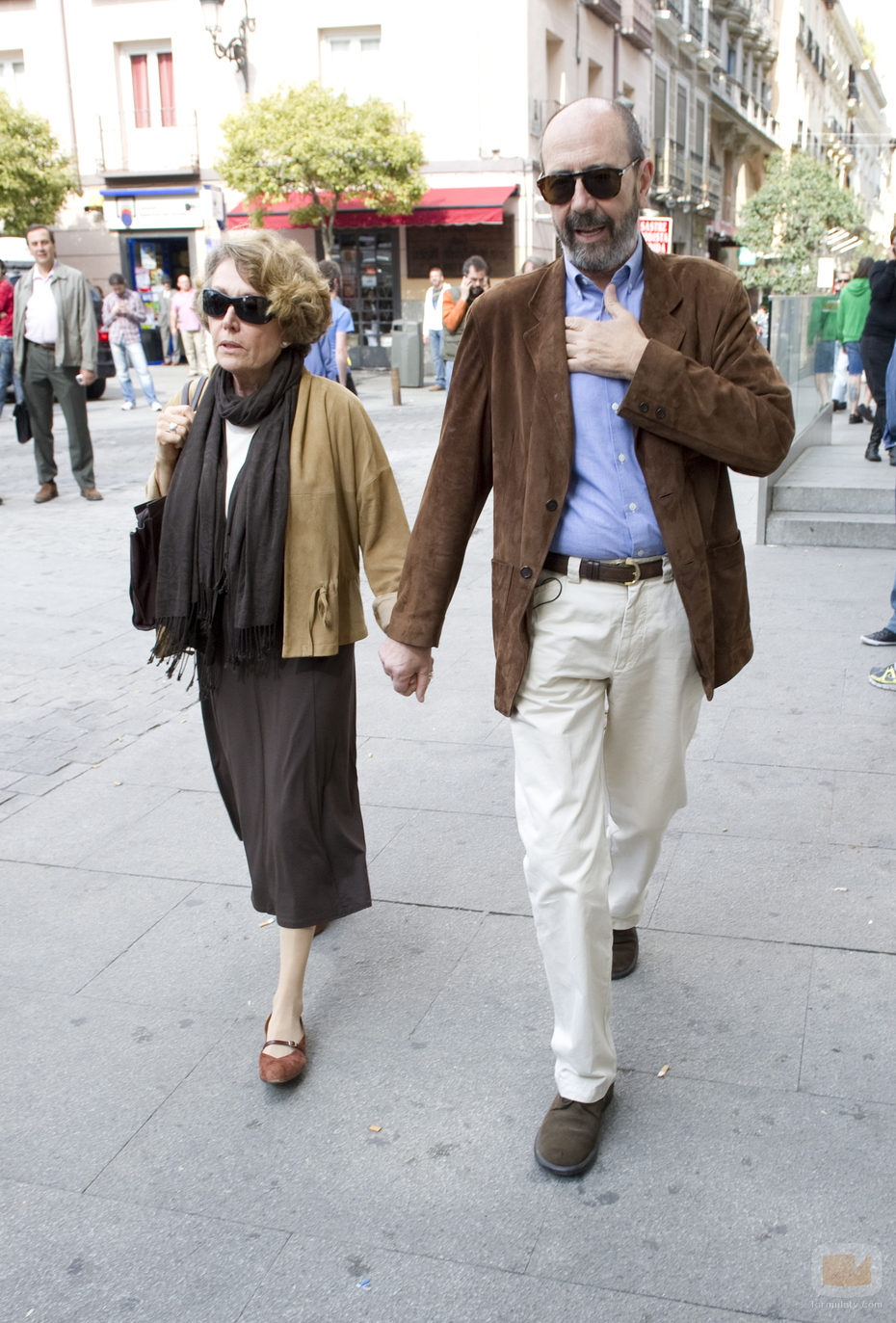 Miguel Rellán y Rosa María Mateo
