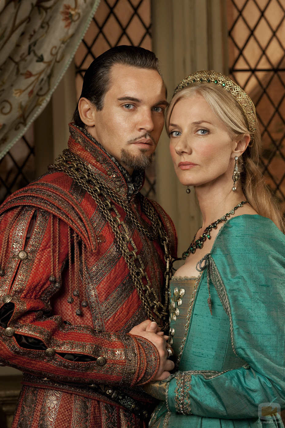 Enrique VIII y Catalina Parr en la cuarta temporada de 'Los Tudor'